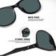 HOOMIL Polarized Sunglasses for Men Women,UV400 Protection TR90 Frame Classic Sunglasses for Driving Fishing