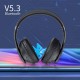 HOOMIL Wireless Bluetooth Headphones, 65H Playtime, 6 EQ Sound Modes, HiFi Stereo Over Ear Headphones with Microphone, Foldable Lightweight Bluetooth 5.3 Headphones for Travel/Office/Cellphone/TV/PC