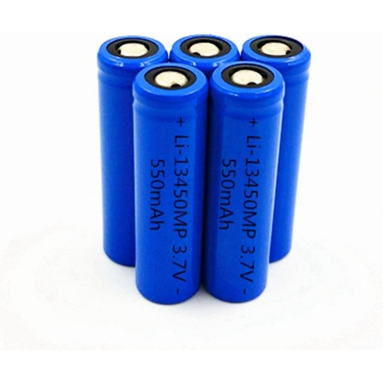 HOOMIL Rechargeable electric batteries，Rechargeable Batteries 13450 3.7V 550Mah Battery for Electric Toothbrush Power Tool Battery（8pcs）