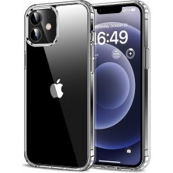 HOOMIL Case for iPhone 12 Mini 5.4-Inch, Non-Yellowing, Drop Protection, Anti-Scratch Transparent Hard Back Phone Cover - Crystal Clear