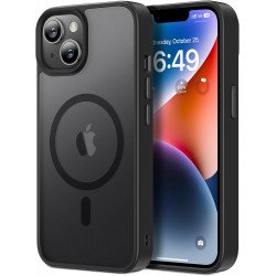 HOOMIL for iPhone 14 Case Compatible with Magsafe, 10FT Drop Resistant, Magnetic Translucent Matte Back, Shockproof Phone Cover - Black HOOMIL for iPhone 14 Case Compatible with Magsafe, 10FT Drop Resistant, Magnetic Translucent Matte Back, Shockproof Phone Cover - Black