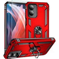 HOOMIL Armor Case for Moto G Play 2024 with 2 Pcs Tempered Glass Screen Protector  HOOMIL Armor Case for Moto G Play 2024 with 2 Pcs Tempered Glass Screen Protector