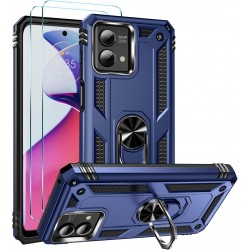 HOOMIL Armor Case for Moto G Stylus 5G 2023 with 2 Pcs Tempered Glass Screen Protector 