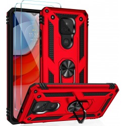HOOMIL Armor Case for Moto G Play 2021 with 2 Pcs Tempered Glass Screen Protector  HOOMIL Armor Case for Moto G Play 2021 with 2 Pcs Tempered Glass Screen Protector