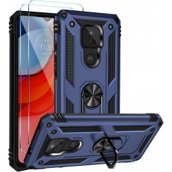 HOOMIL Armor Case for Moto G Play 2021 with 2 Pcs Tempered Glass Screen Protector  HOOMIL Armor Case for Moto G Play 2021 with 2 Pcs Tempered Glass Screen Protector