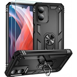 HOOMIL Armor Case for Moto G Play 2024 with 2 Pcs Tempered Glass Screen Protector  HOOMIL Armor Case for Moto G Play 2024 with 2 Pcs Tempered Glass Screen Protector