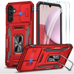 HOOMIL for Samsung Galaxy A14 5G Case with 2 Tempered Glass Screen Protectors+Slide Camera Cover HOOMIL for Samsung Galaxy A14 5G Case with 2 Tempered Glass Screen Protectors+Slide Camera Cover