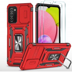 HOOMIL for Samsung Galaxy A03s Case with Slide Camera Cover+2 Tempered Glass Screen Protectors HOOMIL for Samsung Galaxy A03s Case with Slide Camera Cover+2 Tempered Glass Screen Protectors