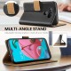 HOOMIL Wallet Case for LG K51, Premium PU-Leather Flip Cover Compatible with LG K51/LG Reflect/LG Q51, Black