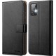 Samsung A72 Case, Samsung Galaxy A72 Case, Leather Flip Wallet Cover for Samsung Galaxy A72 Phone Case (Black)