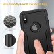 HOOMIL iPhone X Case, iPhone XS Case, Shockproof Cover for iPhone X/XS Phone Case with [Military Grade Drop Protection] - Black