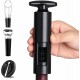 Hoomil Wine Bottle Opener Set, 4-Piece Wine Opener Set, Professional Corkscrew for Wine with Foil Cutter, Vacuum Wine Stopper and Wine Pourer Hoomil Wine Bottle Opener Set, 4-Piece Wine Opener Set, Professional Corkscrew for Wine with Foil Cutter, Vacuum Wine Stopper and Wine Pourer