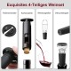 Hoomil Wine Bottle Opener Set, 4-Piece Wine Opener Set, Professional Corkscrew for Wine with Foil Cutter, Vacuum Wine Stopper and Wine Pourer Hoomil Wine Bottle Opener Set, 4-Piece Wine Opener Set, Professional Corkscrew for Wine with Foil Cutter, Vacuum Wine Stopper and Wine Pourer