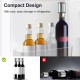Wine Bottle Stopper, HOOMIL Stainless Steel Wine Stopper with Sealed Silicone Vacuum Wine Stopper for Wine Bottle - Silver