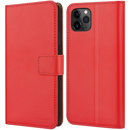 HOOMIL iPhone 11 Pro Case, Leather Flip Wallet Cover for iPhone 11 Pro Phone Case
