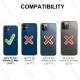 HOOMIL iPhone 12 Mini Case, Soft Slim Fit Transparent Protective TPU Silicone Bumper Cover for iPhone 12 Mini Phone Case