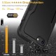 HOOMIL Shockproof Designed for iPhone SE 2020 Case, [Military Grade Drop Protection] Rugged Hard Cover Silicone Phone Case for iPhone SE 2020/8/7 (4.7-Inch) - Black