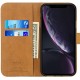HOOMIL Case Compatible with iPhone XR, Premium Leather Flip Wallet Phone Case for Apple iPhone XR Cover