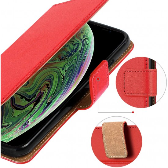 HOOMIL iPhone XS Max Case, Leather Flip Wallet Cover for iPhone XS Max Phone Case