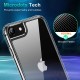 HOOMIL iPhone 8 Case, iPhone SE 2020 Case, iPhone 7 Case, Transparent Hard Back Protective Slim Cover iPhone 8/7/SE 2020 Phone Case - Full Clear