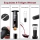 HOOMIL Wine Opener, Multifunctional 4-Piece Set, Manual Bottle Opener/Corkscrew, Vacuum Stopper, Pourer Spout and Foil Cutter HOOMIL Wine Opener, Multifunctional 4-Piece Set, Manual Bottle Opener/Corkscrew, Vacuum Stopper, Pourer Spout and Foil Cutter
