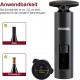 HOOMIL Wine Opener, Multifunctional 4-Piece Set, Manual Bottle Opener/Corkscrew, Vacuum Stopper, Pourer Spout and Foil Cutter HOOMIL Wine Opener, Multifunctional 4-Piece Set, Manual Bottle Opener/Corkscrew, Vacuum Stopper, Pourer Spout and Foil Cutter