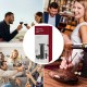 HOOMIL Wine Opener, Multifunctional 4-Piece Set, Manual Bottle Opener/Corkscrew, Vacuum Stopper, Pourer Spout and Foil Cutter HOOMIL Wine Opener, Multifunctional 4-Piece Set, Manual Bottle Opener/Corkscrew, Vacuum Stopper, Pourer Spout and Foil Cutter