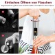HOOMIL Wine Opener, Multifunctional 4-Piece Set, Manual Bottle Opener/Corkscrew, Vacuum Stopper, Pourer Spout and Foil Cutter HOOMIL Wine Opener, Multifunctional 4-Piece Set, Manual Bottle Opener/Corkscrew, Vacuum Stopper, Pourer Spout and Foil Cutter