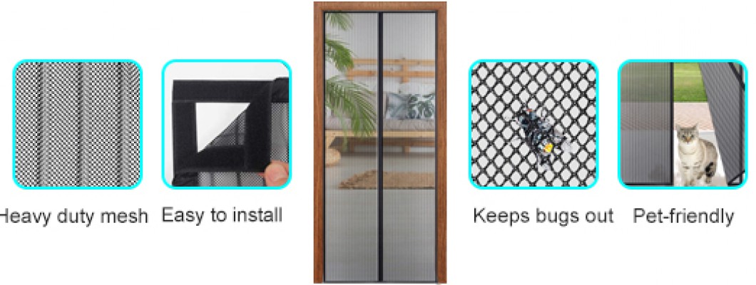 FREE Magnetic Screen Door Heavy Duty (US only) FREE Magnetic Screen Door Heavy Duty (US only)