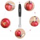 HOOMIL Premium Apple Corer - Easy to Use and Clean, Stainless Steel Apple Core Remover with Serrated Slice and Rubber Handle, Remover Tool for Apples & Pears, 2 Pack HOOMIL Premium Apple Corer - Easy to Use and Clean, Stainless Steel Apple Core Remover with Serrated Slice and Rubber Handle, Remover Tool for Apples & Pears, 2 Pack