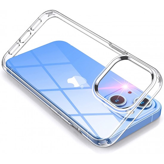 HOOMIL Clear Case Compatible with iPhone 13 Case, Silicone Soft Thin Shockproof Protective TPU Bumper Compatible with iPhone 13 Phone Case - Transparent