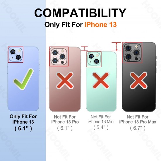 HOOMIL Clear Case Compatible with iPhone 13 Case, Silicone Soft Thin Shockproof Protective TPU Bumper Compatible with iPhone 13 Phone Case - Transparent HOOMIL Clear Case Compatible with iPhone 13 Case, Silicone Soft Thin Shockproof Protective TPU Bumper Compatible with iPhone 13 Phone Case - Transparent