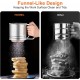HOOMIL Flour Sifter, Baking Stainless Steel Flour Sieve Cup, 5 Cup with Hand Press Design, Mesh Crank Baking Sifter with 3 Layers Mesh Sieve Kitchen Cooking for Sugar, Flour and Coffee Powder HOOMIL Flour Sifter, Baking Stainless Steel Flour Sieve Cup, 5 Cup with Hand Press Design, Mesh Crank Baking Sifter with 3 Layers Mesh Sieve Kitchen Cooking for Sugar, Flour and Coffee Powder