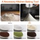 HOOMIL Flour Sifter, Baking Stainless Steel Flour Sieve Cup, 5 Cup with Hand Press Design, Mesh Crank Baking Sifter with 3 Layers Mesh Sieve Kitchen Cooking for Sugar, Flour and Coffee Powder HOOMIL Flour Sifter, Baking Stainless Steel Flour Sieve Cup, 5 Cup with Hand Press Design, Mesh Crank Baking Sifter with 3 Layers Mesh Sieve Kitchen Cooking for Sugar, Flour and Coffee Powder