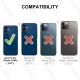 HOOMIL Full Clear Designed for iPhone 12 Mini Case, Shockproof Protective Hard Back Phone Case for Apple iPhone 12 Mini - Transparent
