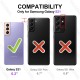 HOOMIL Samsung Galaxy S21 Case, Soft Slim Fit Transparent Protective TPU Silicone Bumper Cover for Samsung S21 Phone Case