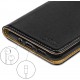 HOOMIL for Huawei P30 Lite Case, Huawei P30 Lite New Edition Case, Premium PU-Leather Flip Wallet Phone Case for Huawei P30 Lite/P30 Lite New Edition Cover (Black)