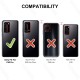 HOOMIL Compatible with Huawei P40 Pro Case, Premium Leather Flip Wallet Phone Case for Huawei P40 Pro Cover - Black
