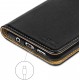 HOOMIL Case Compatible with Xiaomi Redmi Note 8 Pro, Premium PU-Leather Flip Wallet Phone Case for Xiaomi Redmi Note 8 Pro Cover (Black)
