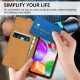 HOOMIL for Samsung Galaxy A41 Case Flip Wallet Phone Cover for Samsung A41 Case - Black