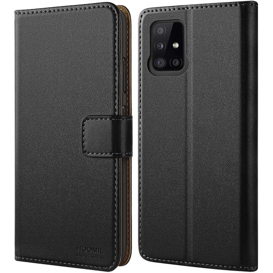 HOOMIL Classic Business Series Case Compatible with Samsung Galaxy A51 5G-Black