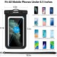 HOOMIL Universal Waterproof Case, IPX8 Waterproof Phone Pouch Dry Bag Compatible for Samsung Galaxy Note 10/9/A30/A20/A10/A50/A70/iPhone XR/XS/X up to 6.5 inches - Black HOOMIL Universal Waterproof Case, IPX8 Waterproof Phone Pouch Dry Bag Compatible for Samsung Galaxy Note 10/9/A30/A20/A10/A50/A70/iPhone XR/XS/X up to 6.5 inches - Black