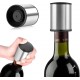 Wine Bottle Stopper, HOOMIL Stainless Steel Wine Stopper with Sealed Silicone Vacuum Wine Stopper for Wine Bottle - Silver Wine Bottle Stopper, HOOMIL Stainless Steel Wine Stopper with Sealed Silicone Vacuum Wine Stopper for Wine Bottle - Silver
