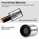 Wine Bottle Stopper, HOOMIL Stainless Steel Wine Stopper with Sealed Silicone Vacuum Wine Stopper for Wine Bottle - Silver Wine Bottle Stopper, HOOMIL Stainless Steel Wine Stopper with Sealed Silicone Vacuum Wine Stopper for Wine Bottle - Silver