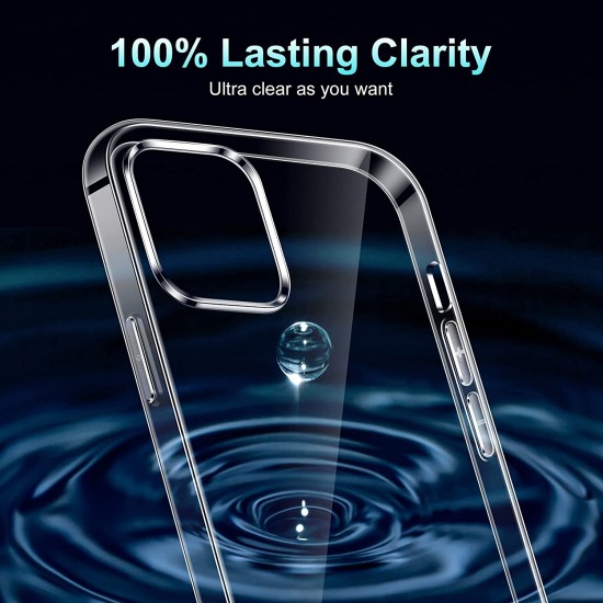 HOOMIL iPhone 12 Clear Case, iPhone 12 Silicone Case Shockproof Protective Thin Soft TPU Phone Cover for iPhone 12 Case/iPhone 12 Pro Case - Transparent HOOMIL iPhone 12 Clear Case, iPhone 12 Silicone Case Shockproof Protective Thin Soft TPU Phone Cover for iPhone 12 Case/iPhone 12 Pro Case - Transparent