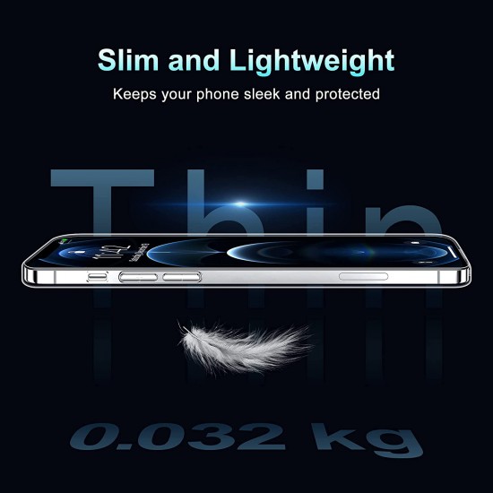HOOMIL iPhone 12 Clear Case, iPhone 12 Silicone Case Shockproof Protective Thin Soft TPU Phone Cover for iPhone 12 Case/iPhone 12 Pro Case - Transparent HOOMIL iPhone 12 Clear Case, iPhone 12 Silicone Case Shockproof Protective Thin Soft TPU Phone Cover for iPhone 12 Case/iPhone 12 Pro Case - Transparent