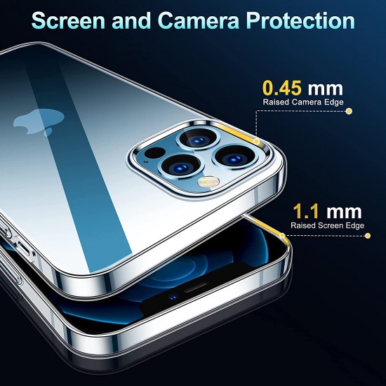 HOOMIL iPhone 12 Clear Case, iPhone 12 Silicone Case Shockproof Protective Thin Soft TPU Phone Cover for iPhone 12 Case/iPhone 12 Pro Case - Transparent HOOMIL iPhone 12 Clear Case, iPhone 12 Silicone Case Shockproof Protective Thin Soft TPU Phone Cover for iPhone 12 Case/iPhone 12 Pro Case - Transparent