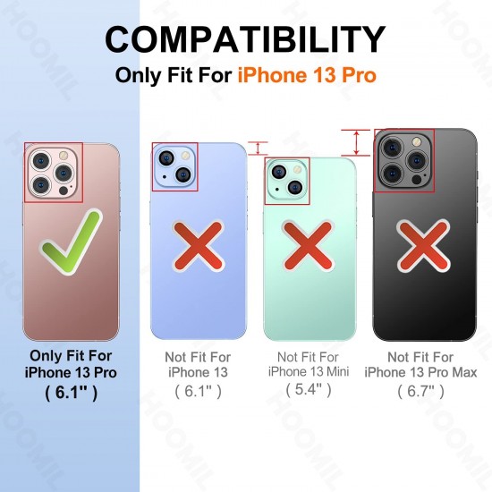 Clear Case Compatible with iPhone 13 Pro Case, Silicone Soft Thin Shockproof Protective TPU Bumper Compatible with iPhone 13 Phone Case-Transparent