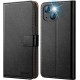 HOOMIL Compatible with iPhone 13 Case, Flip Wallet Phone Case Compatible with iPhone 13 Cover- Black