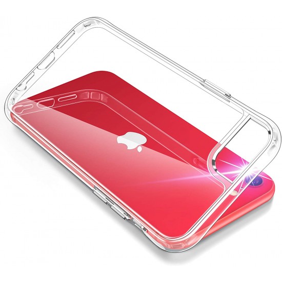 Blazen temperament wasserette HOOMIL iPhone 8 Case, iPhone SE 2020 Case, iPhone 7 Case, Transparent Hard  Back Protective Slim Cover iPhone 8/7/SE 2020 Phone Case - Full Clear